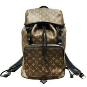 Louis Vuitton Backpack Brown Monogram Macassar Brown Daypack